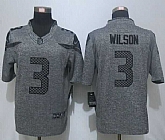 Nike Limited Seattle Seahawks #3 Wilson Men's Stitched Gridiron Gray Jerseys,baseball caps,new era cap wholesale,wholesale hats